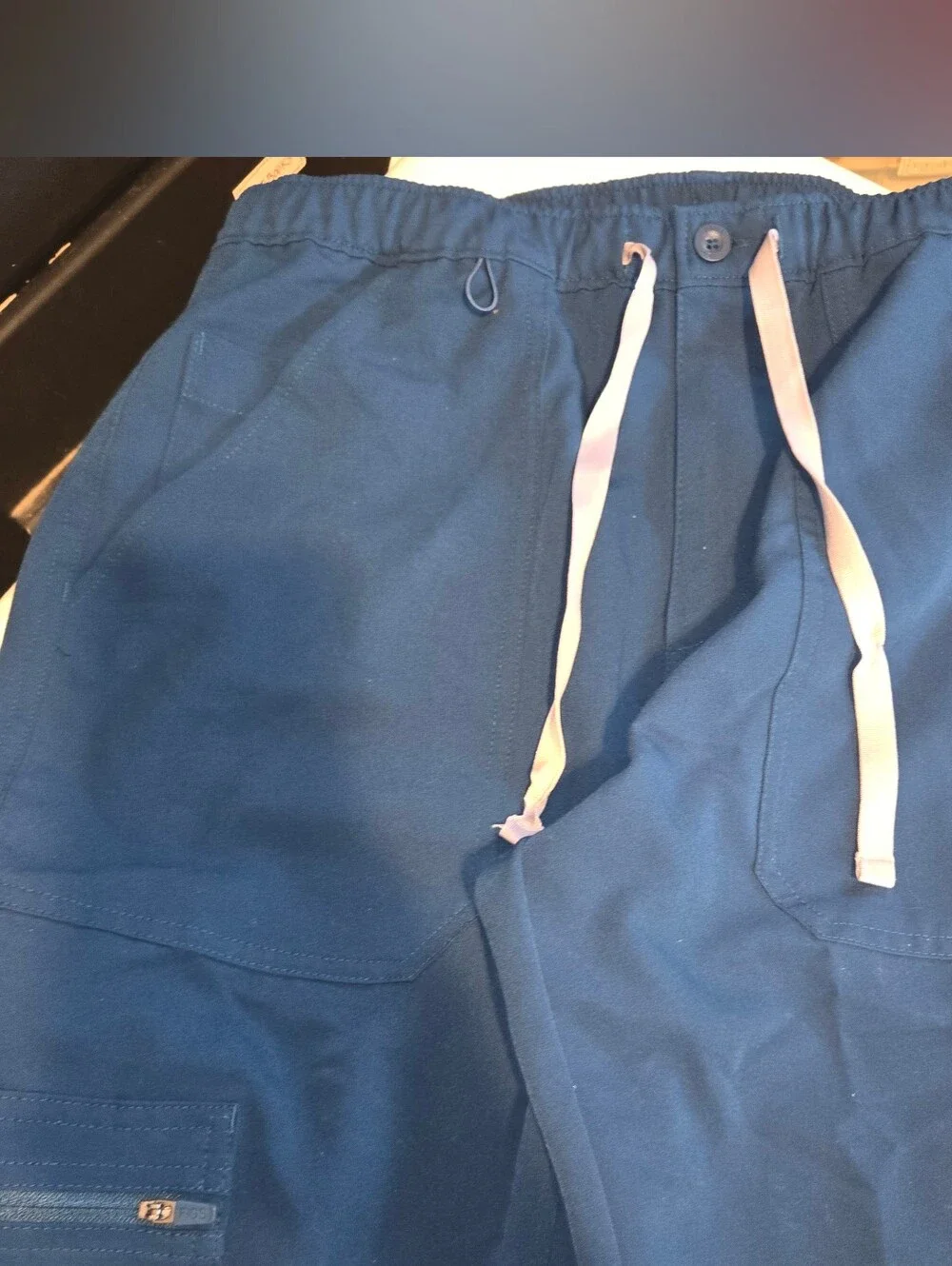 Figs Men's Teal Cairo Drawstring Scrub Utility Pants
